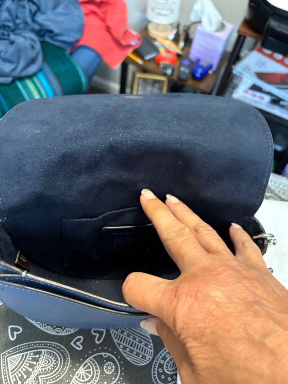 Coach Half Moon crossbody purse